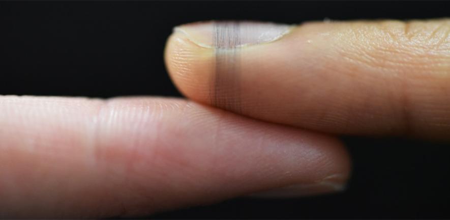Imperceptible sensors made from ‘electronic spider silk'