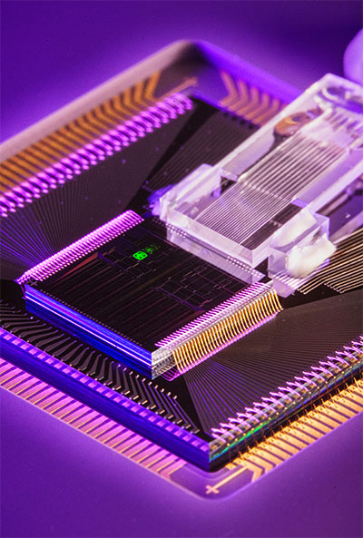 four-channel, silicon photonic single-sideband modulator chip