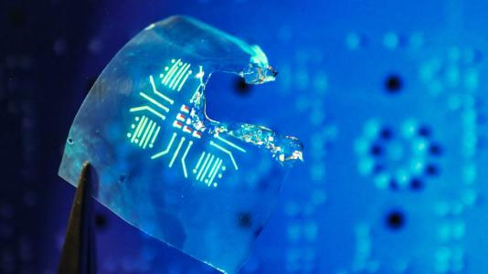 biodegradable light-emitting semiconductors