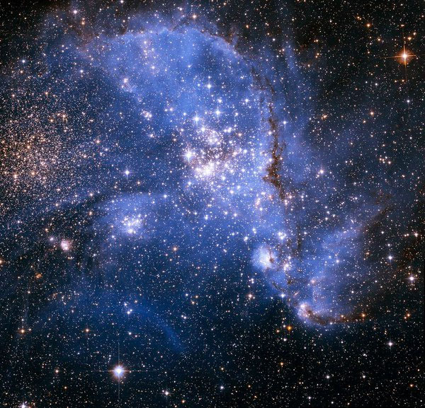 massive star-forming region NGC346 in the Small Magellanic Cloud in the constellation Toucan