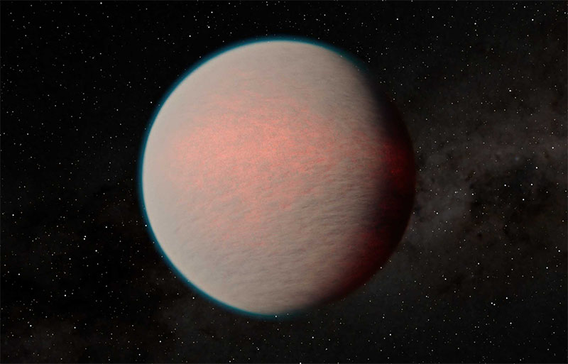 earthlike exoplanet GJ 1214 b in this artist’s concept